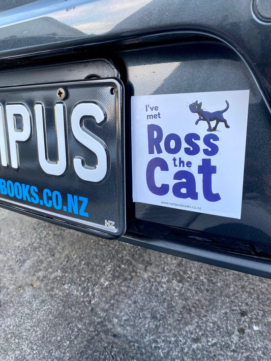 Ross the Cat - Car Sticker